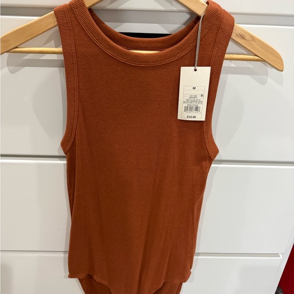 Universal Thread Cream and Brown long sleeve Plaid flannel Shirt with undershirt - Picture 3 of 9